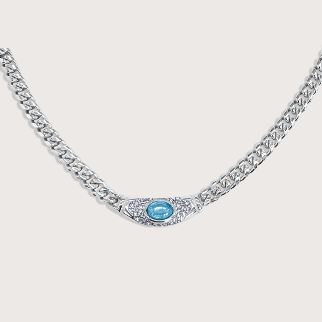 Bella Necklace in Silver - Cadena Jewellery