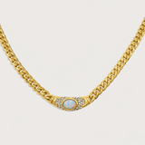 Bella Necklace in Gold Opal