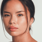 Luna Hoops in Gold White