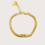 F‍ree Bella Bracelet in Gold - Raena Stones