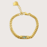F‍ree Bella Bracelet in Gold - Raena Stones