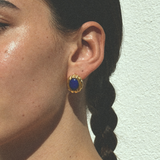 Celine Earrings in Gold - Raena Stones