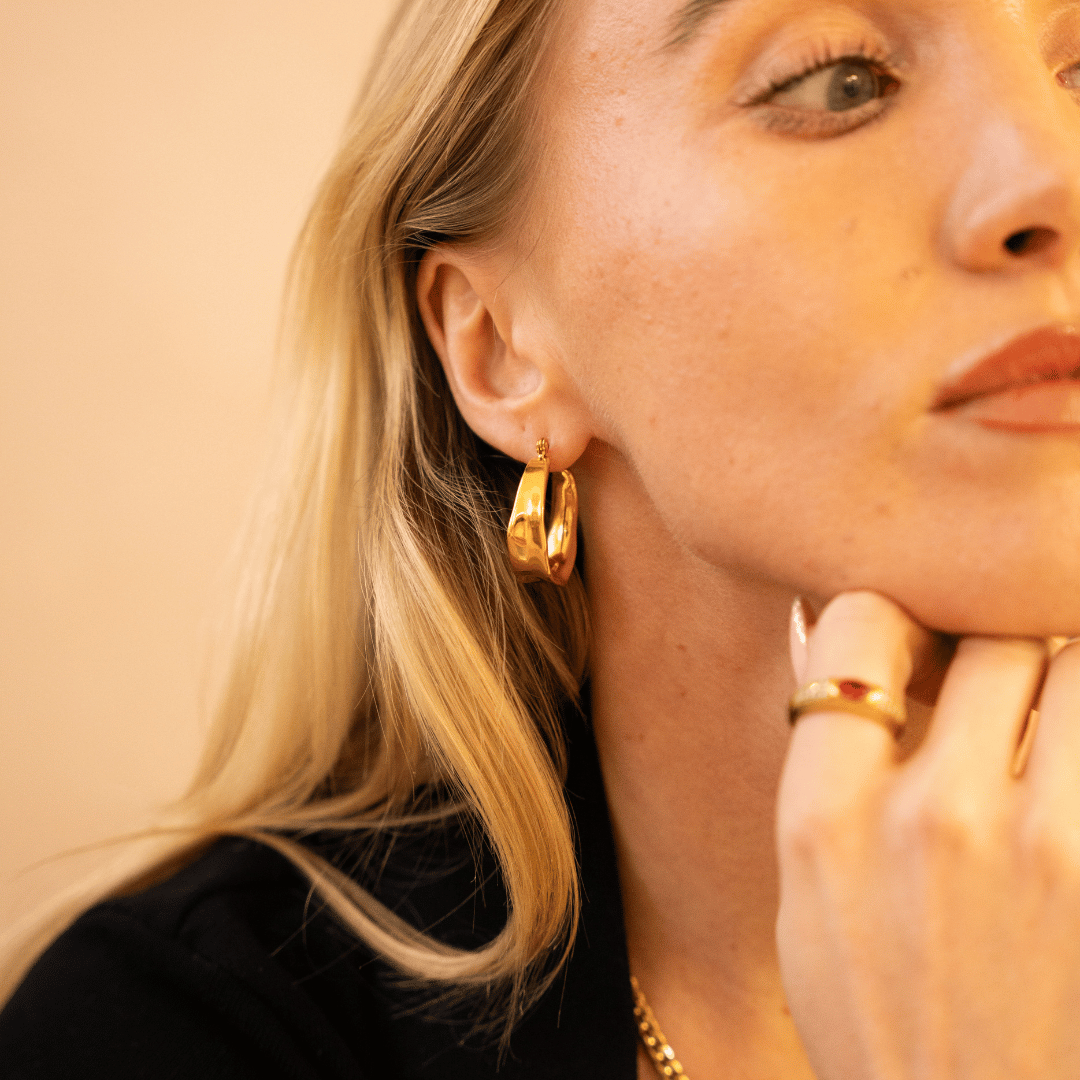 Kelsey Hoops - Cadena Jewellery