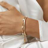 Hammered Bangle - Cadena Jewellery