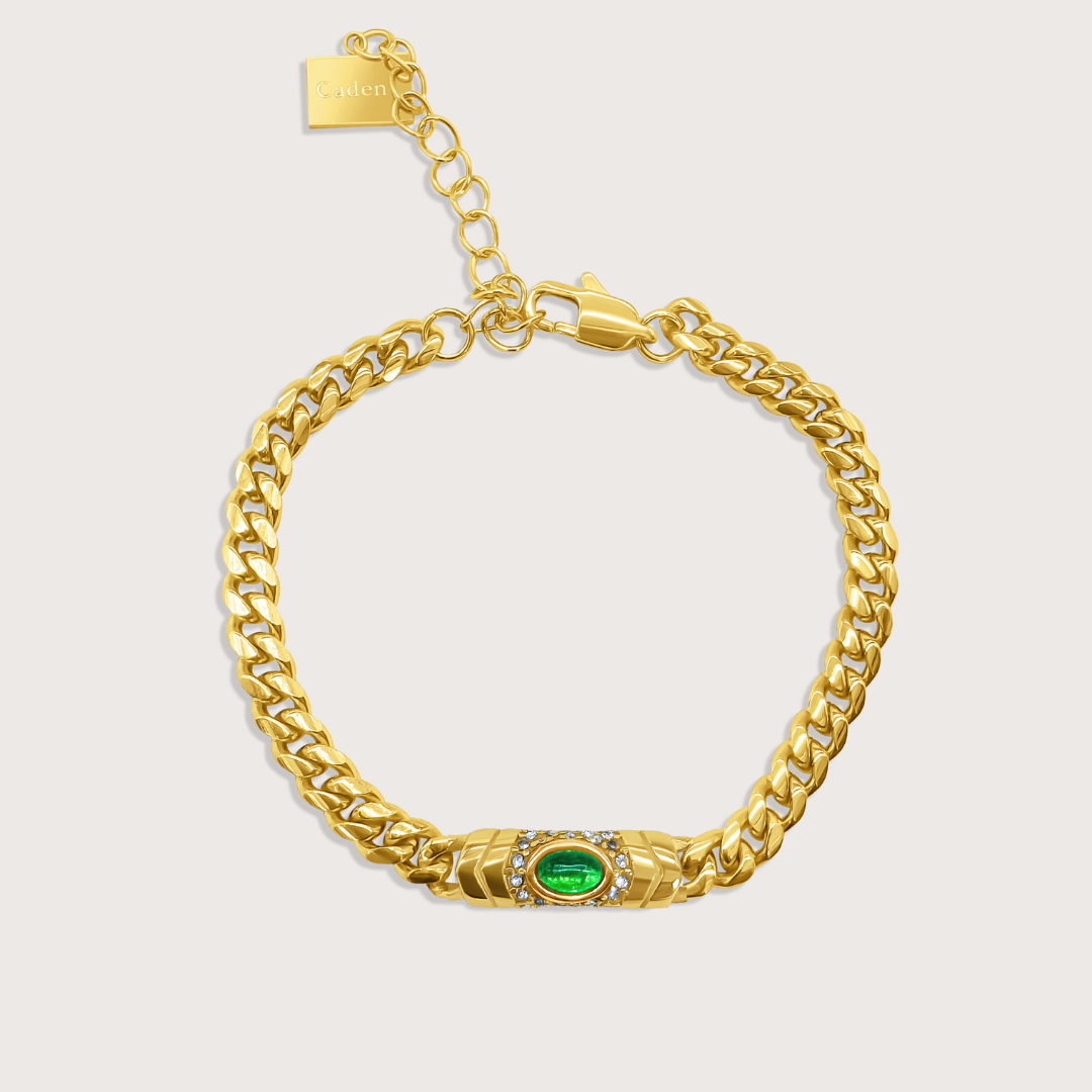‍Free Bella Bracelet in Gold - Raena Stones