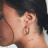 Aria Hoops in Red