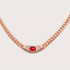 Bella Necklace in Rose Gold - Cadena Jewellery