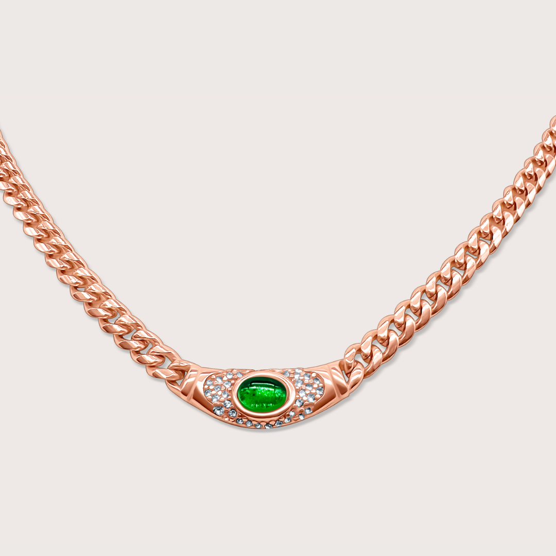 Bella Necklace in Rose Gold - Cadena Jewellery