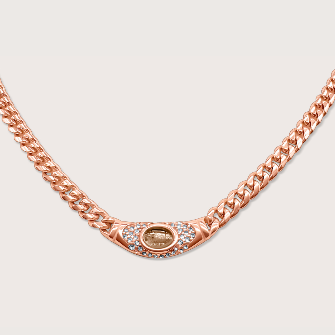 Bella Necklace in Rose Gold - Cadena Jewellery