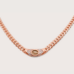 Bella Necklace in Rose Gold - Cadena Jewellery