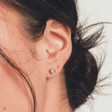 Simple Stud in White