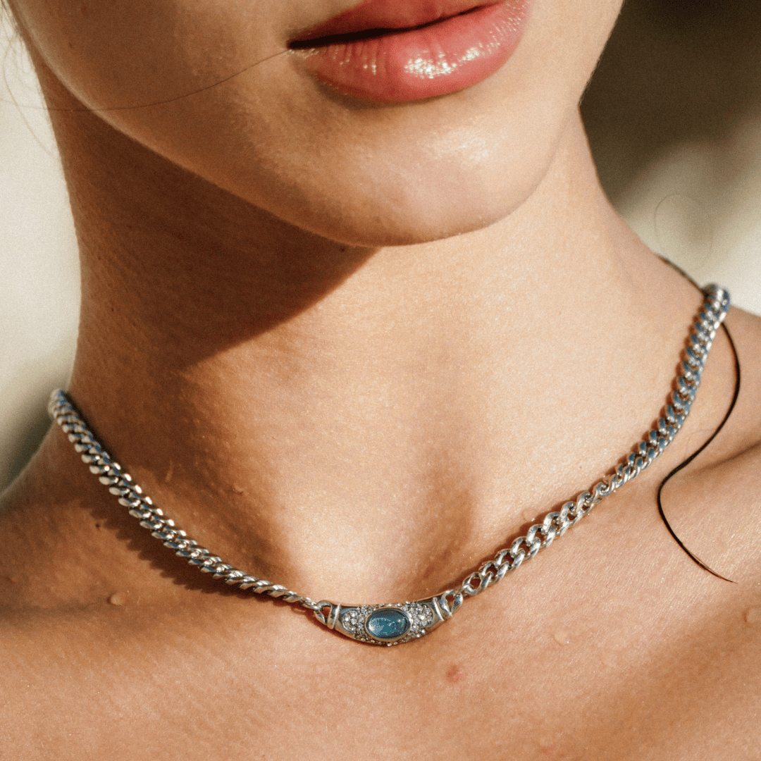 Bella Necklace in Silver - Cadena Jewellery