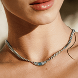 Bella Necklace in Silver - Cadena Jewellery
