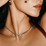 Bella Necklace in Silver - Cadena Jewellery