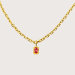 F‍ree Zaria Necklace in Red - Raena Stones