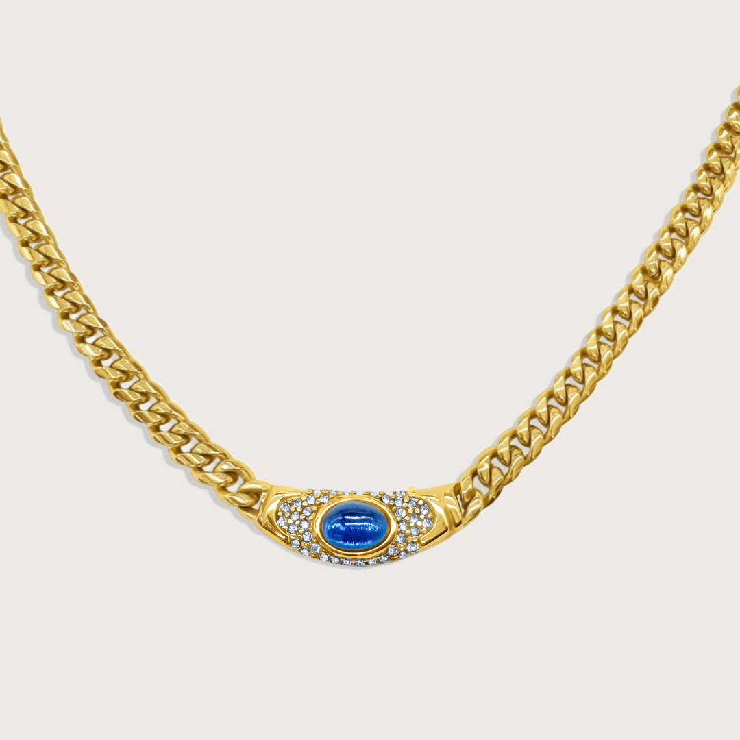 ‍Bella Necklace in Gold (100% off) - Raena Stones