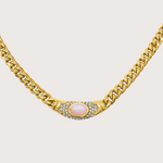Bella Necklace Rose Quartz - Cadena Jewellery