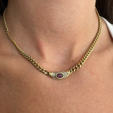 Bella Necklace in Gold Amethyst