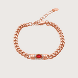 Bella Bracelet in Rose Gold - Raena Stones