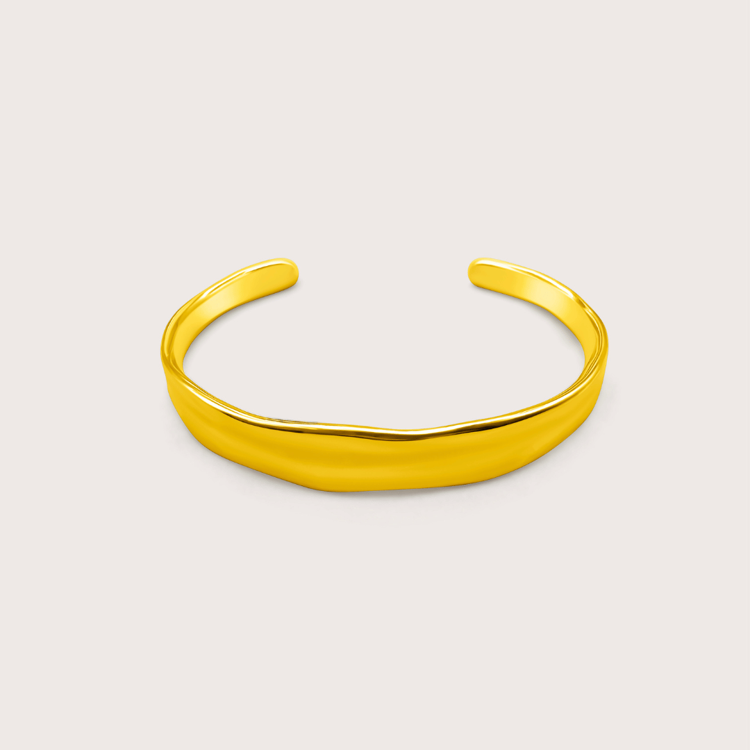 Wave Bangle - Cadena Jewellery