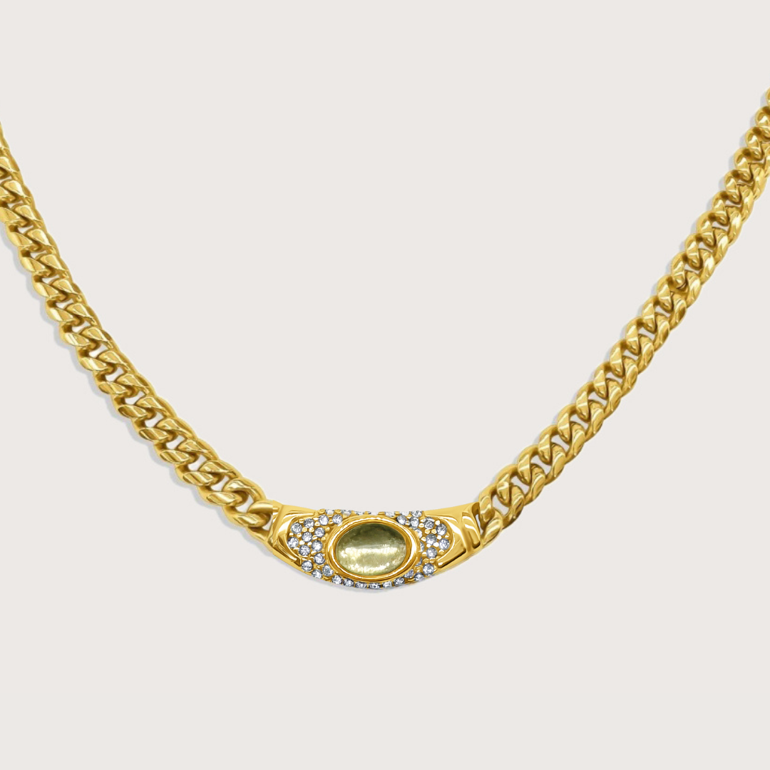 ‍Bella Necklace in Gold (100% off) - Raena Stones