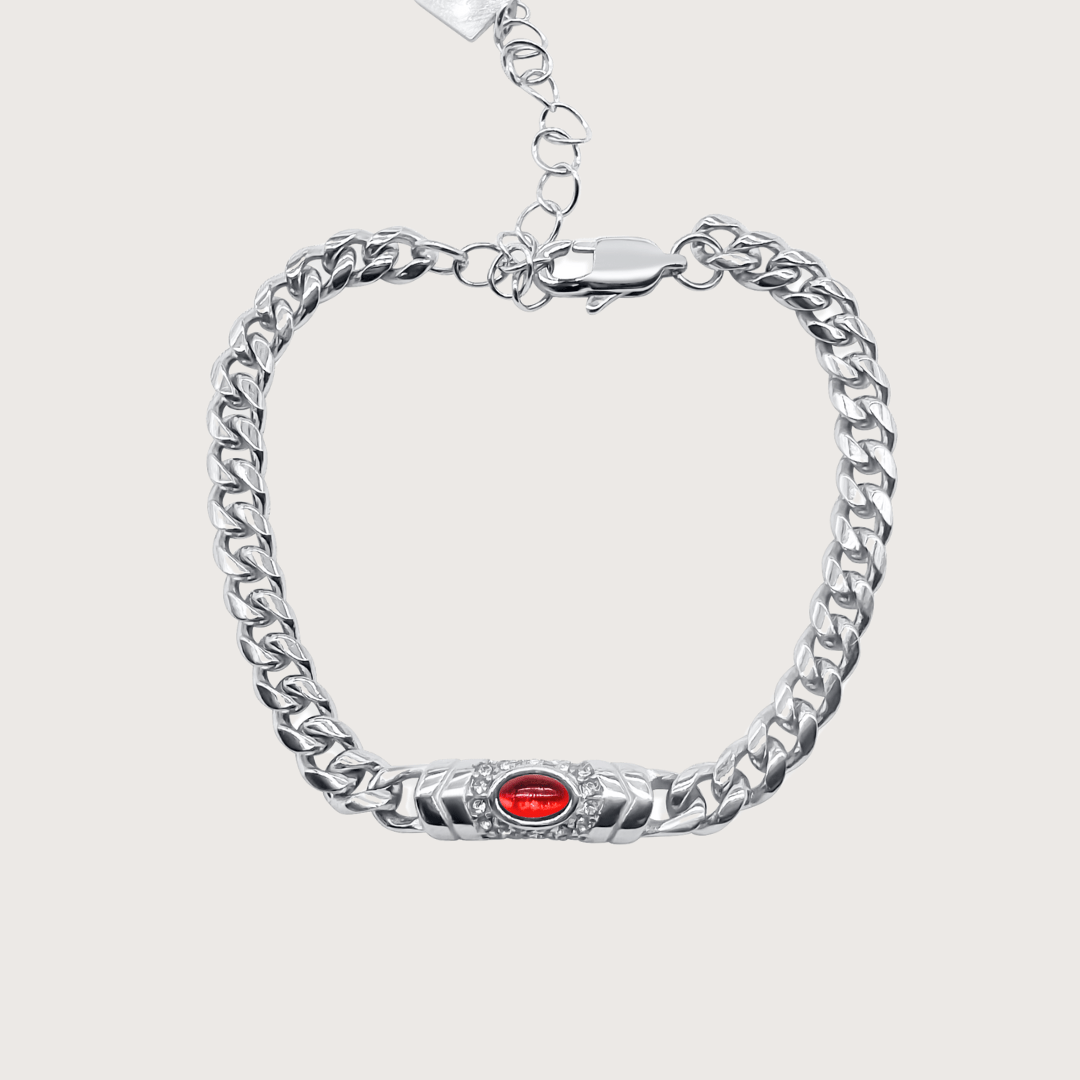‍Free Bella Bracelet in Silver - Raena Stones