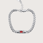 ‍Free Bella Bracelet in Silver - Raena Stones