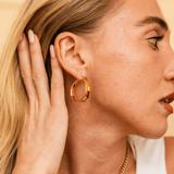 Kelsey Hoops - Cadena Jewellery