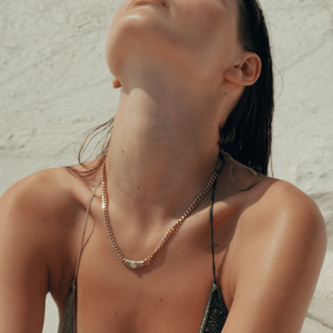 Bella Necklace Rose Quartz - Cadena Jewellery