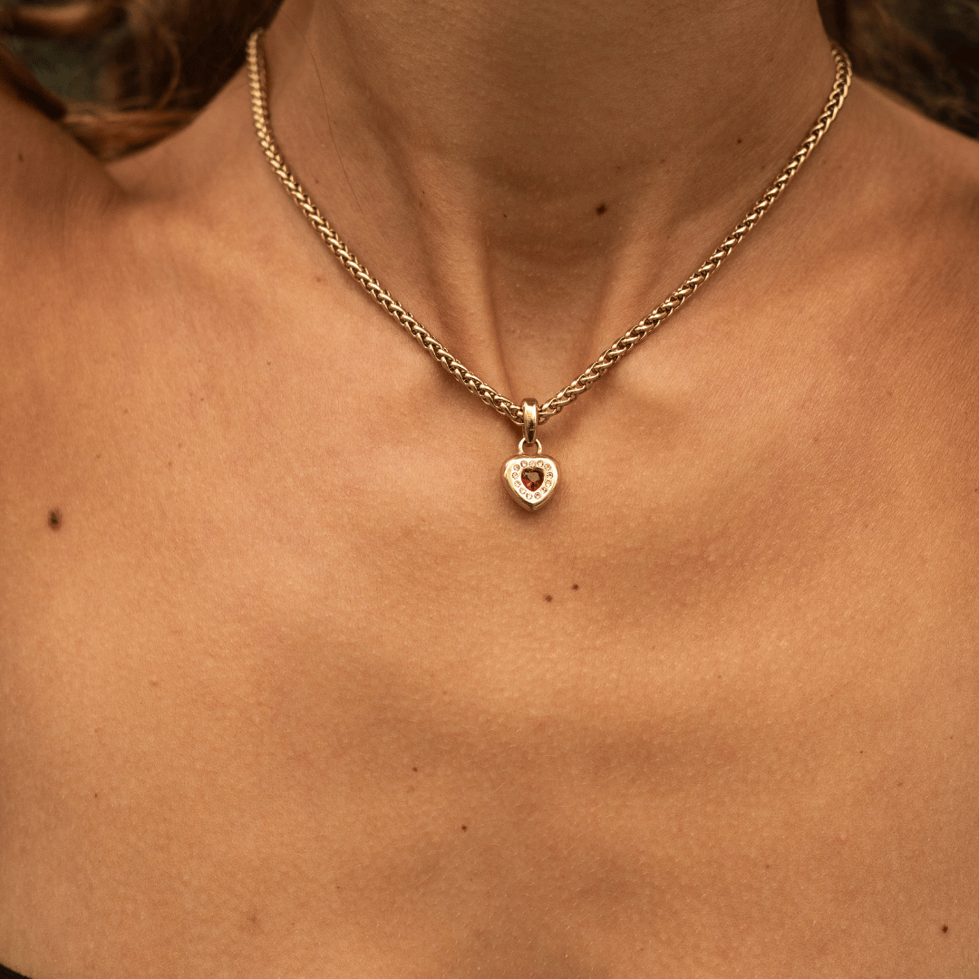 Heart Vintage Necklace - Cadena Jewellery