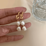 Pearl Drop Earrings - Cadena Jewellery
