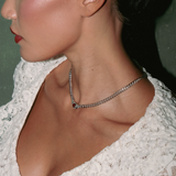 Bella Necklace in Silver - Raena Stones