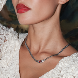 Bella Necklace in Silver - Raena Stones