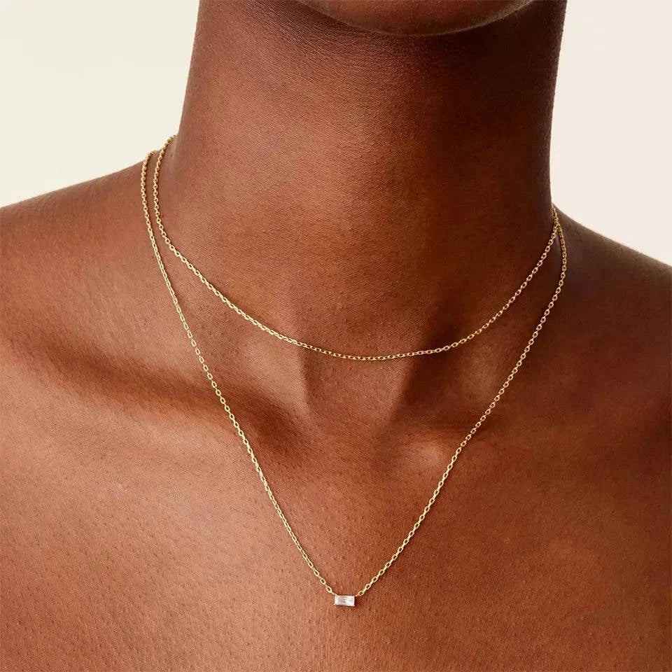 Elowen Layered Necklace - Cadena Jewellery