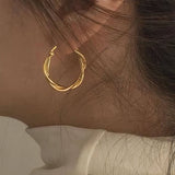 Essential Twisty Hoop - Cadena Jewellery