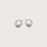 Luna Hoops in Silver