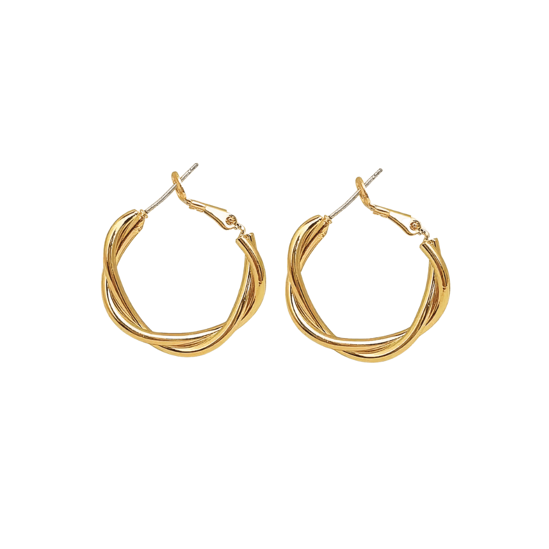 Essential Twisty Hoop - Cadena Jewellery