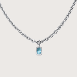 ‍Free Zaria Necklace in Silver - Raena Stones