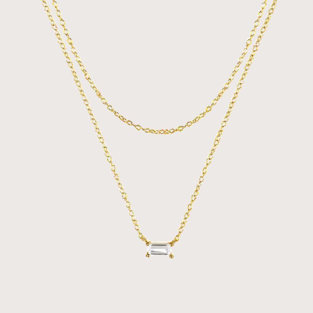 Elowen Layered Necklace - Cadena Jewellery